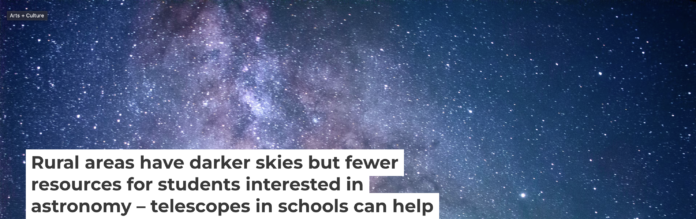 Observing the night sky can get kids interested in astronomy and STEM careers. Jeremy Thomas/Unsplash